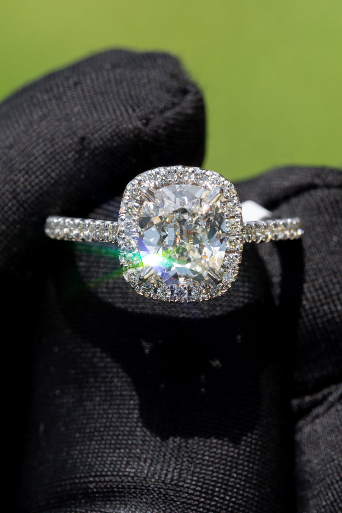cushion cut face
