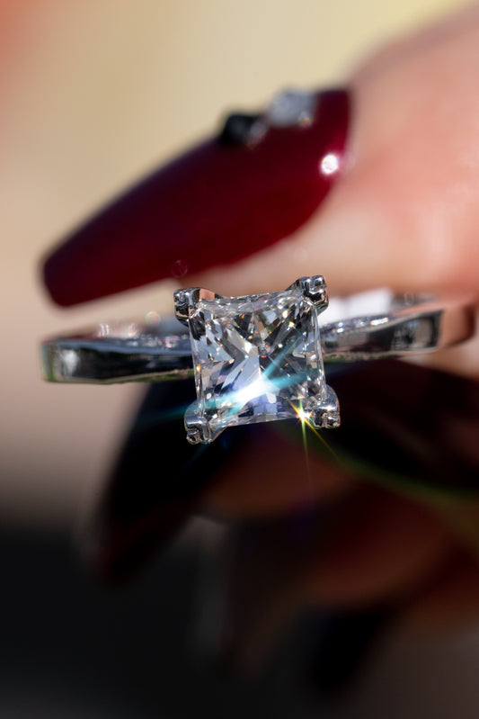 Cushion-Cut Diamond Solitaire