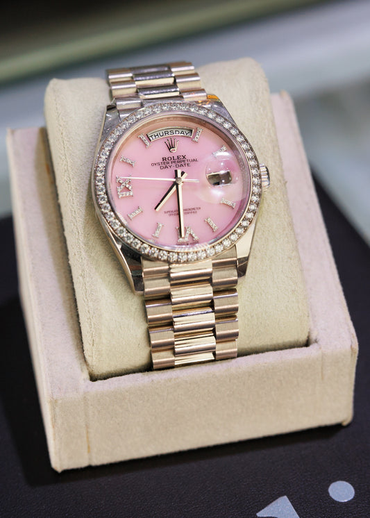 Rolex Day-Date with Pink Dial