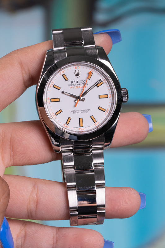 rolex milgauss side