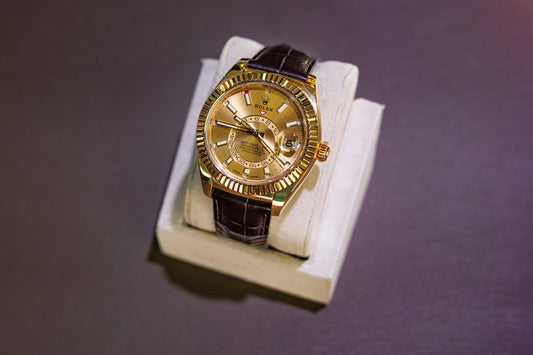 Rolex Sky-Dweller with Leather Strap