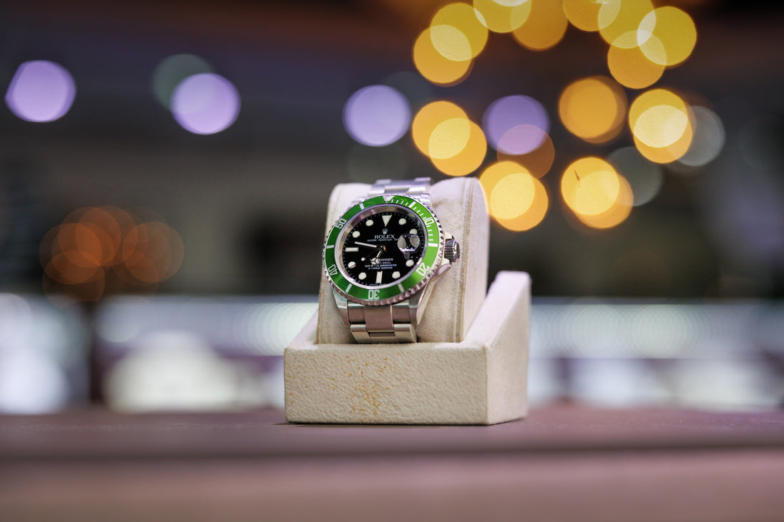 Rolex Submariner with Green Bezel