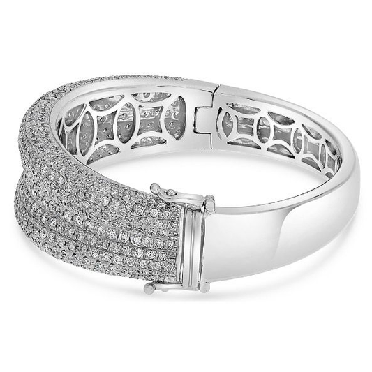 8.48 Pavé Diamond Bangle — view 1