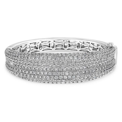 8.48 Pavé Diamond Bangle — view 3