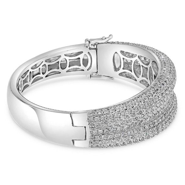 8.48 Pavé Diamond Bangle — view 4