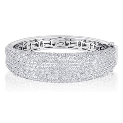 8.48 Pavé Diamond Bangle — view 5
