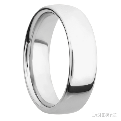 7 mm wide Ultra Comfort (our most comfortable profile) 14K White Gold band.
