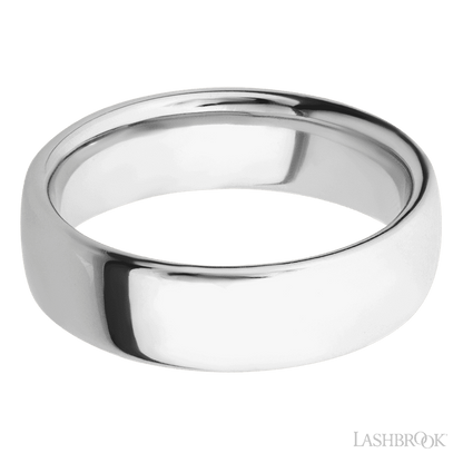 7 mm wide Ultra Comfort (our most comfortable profile) 14K White Gold band.