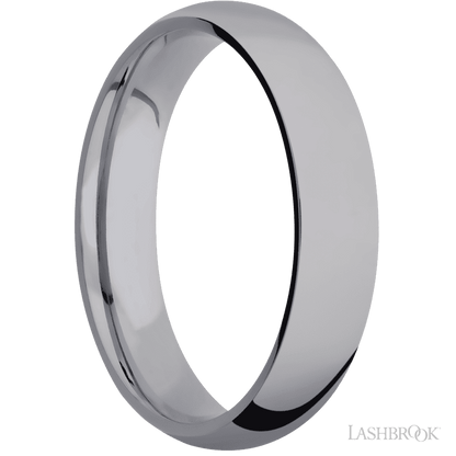 5 mm wide Domed Tantalum band.