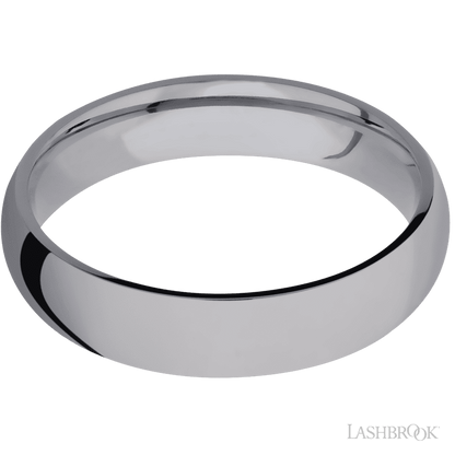 5 mm wide Domed Tantalum band.