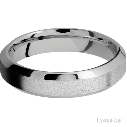 5 mm wide High Bevel Cobalt Chrome band.
