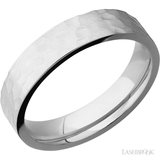 Lashbrook 5mm Flat Cobalt Chrome Wedding Band