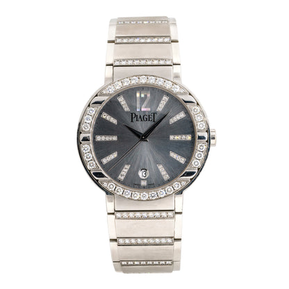 Piaget Polo P10183 18k White Gold Diamond Ladies Watch