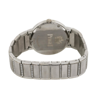 Piaget Polo P10183 18k White Gold Diamond Ladies Watch