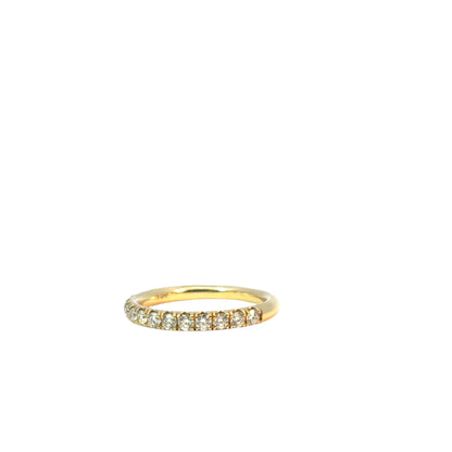 14k Yellow Gold 0.68ctw Diamond Wedding Band
