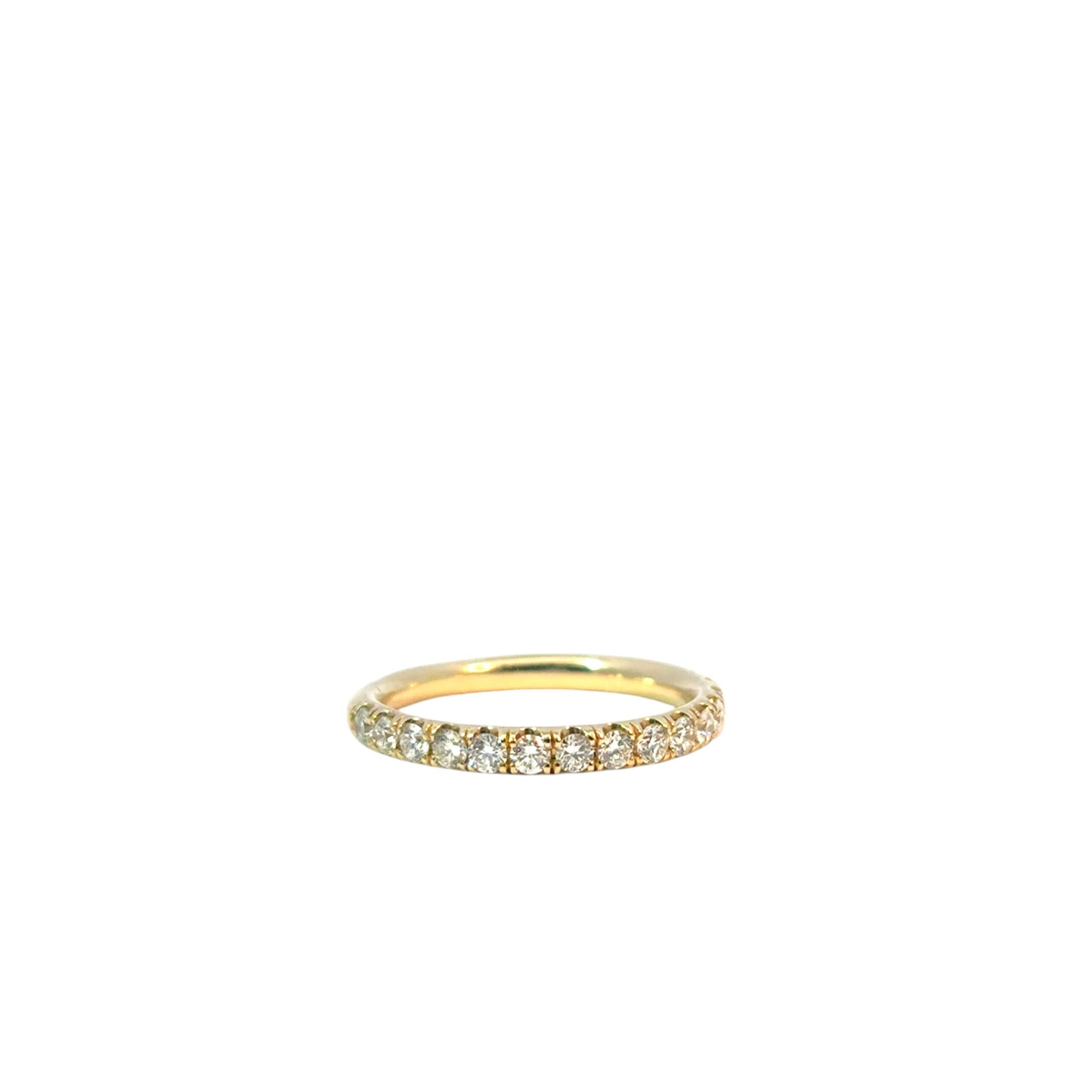 14k Yellow Gold 0.68ctw Diamond Wedding Band