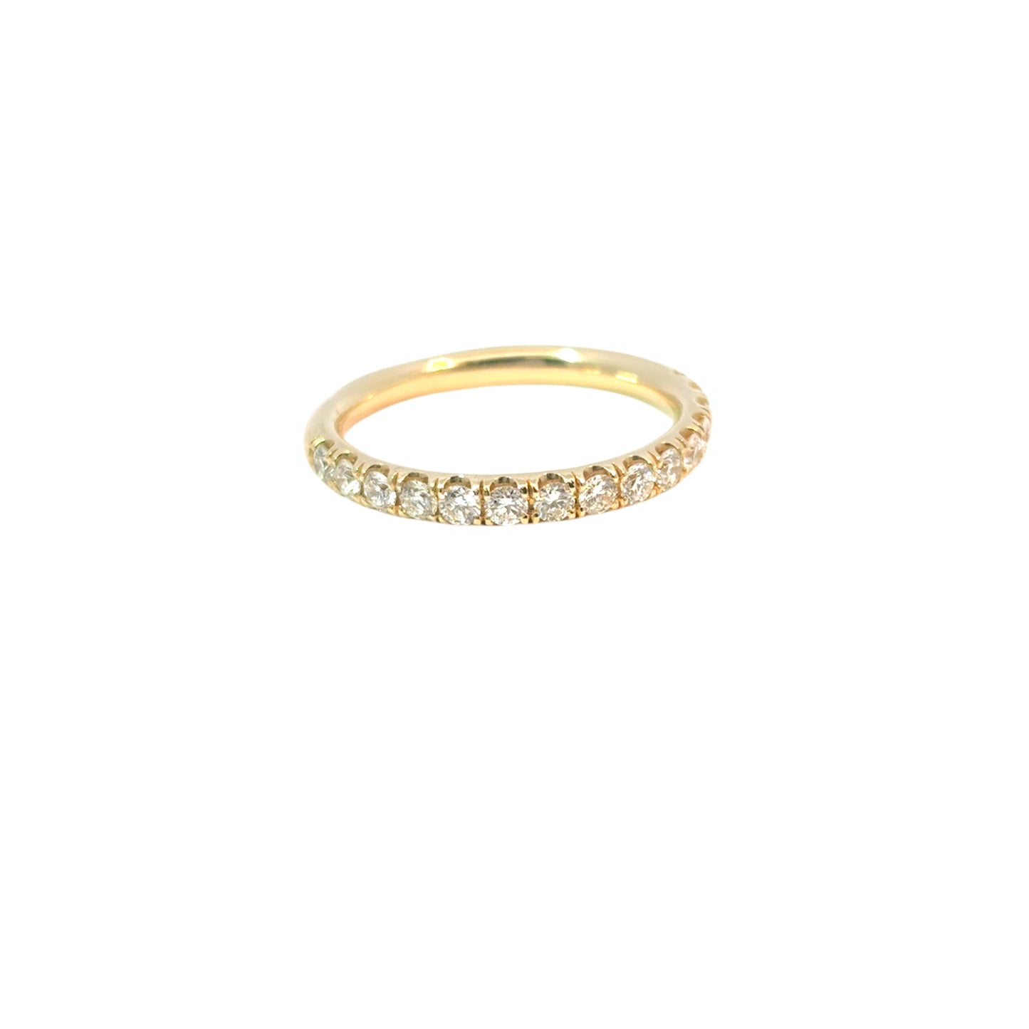 14k Yellow Gold 0.68ctw Diamond Wedding Band