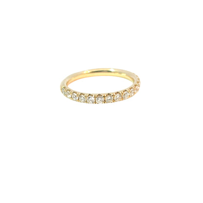 14k Yellow Gold 0.68ctw Diamond Wedding Band