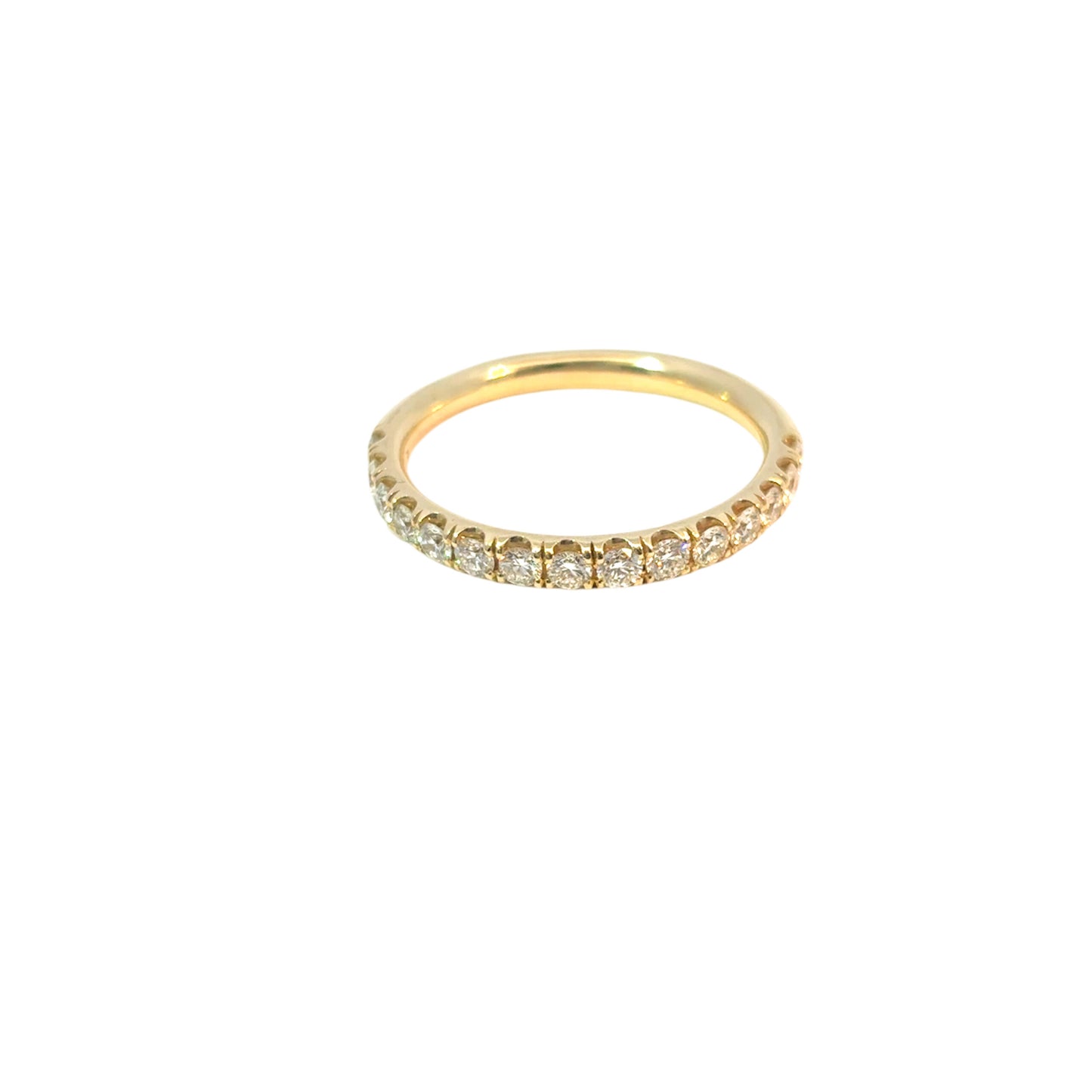 14k Yellow Gold 0.68ctw Diamond Wedding Band