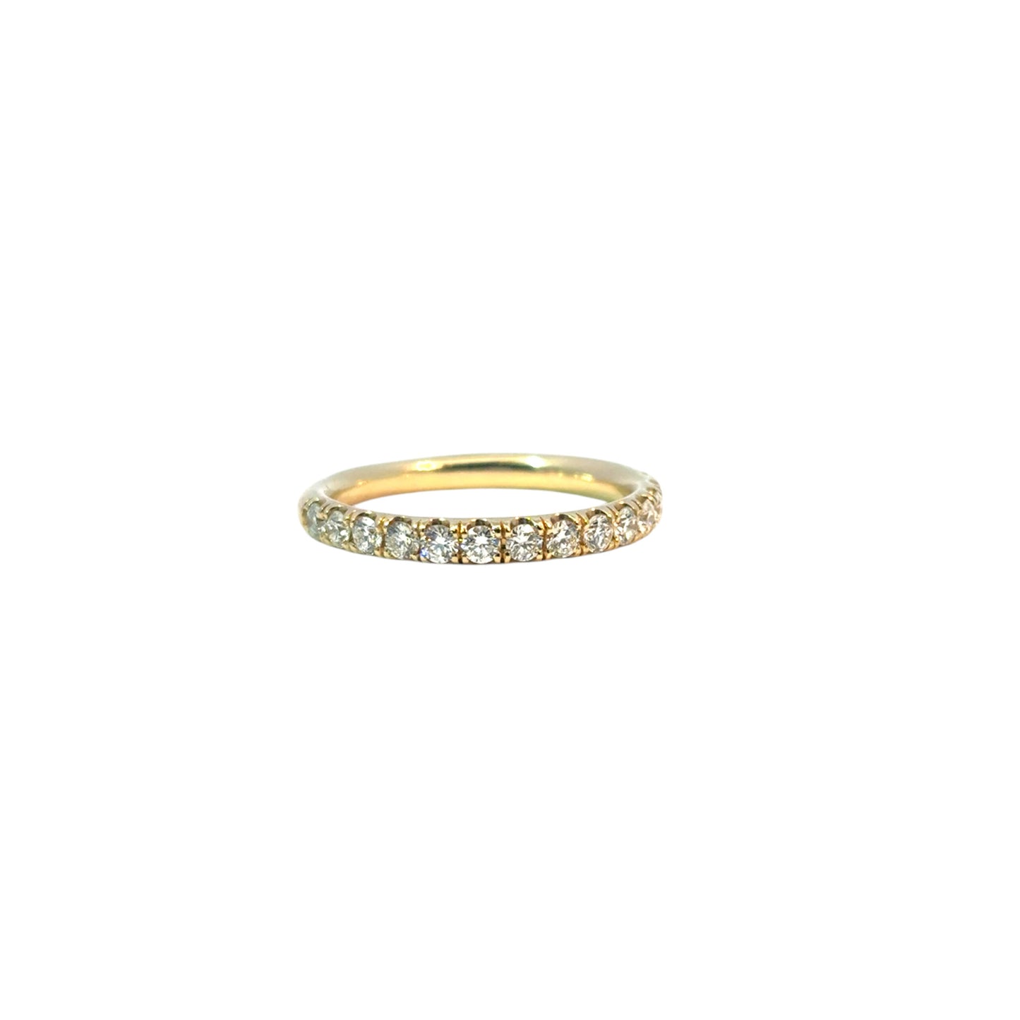 14k Yellow Gold 0.68ctw Diamond Wedding Band