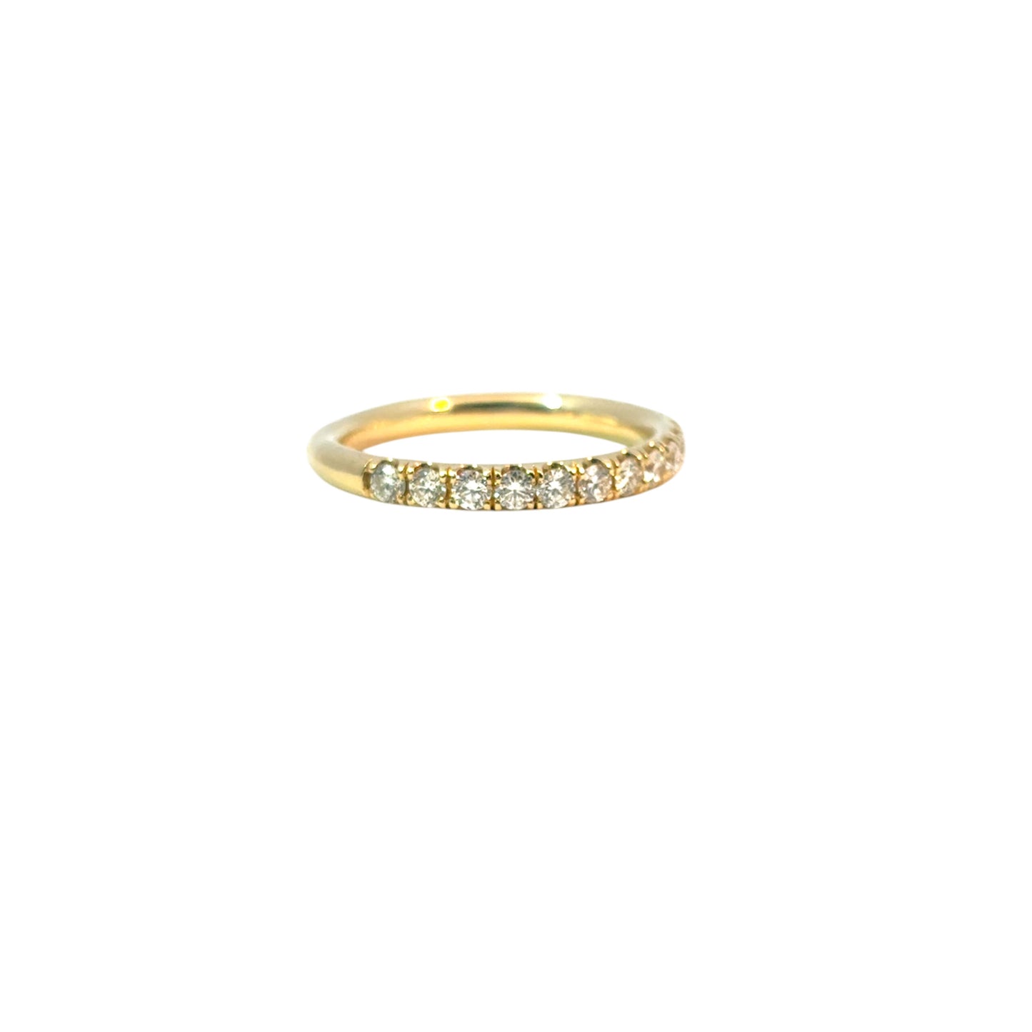 14k Yellow Gold 0.68ctw Diamond Wedding Band