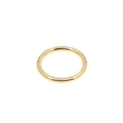 14k Yellow Gold 0.68ctw Diamond Wedding Band