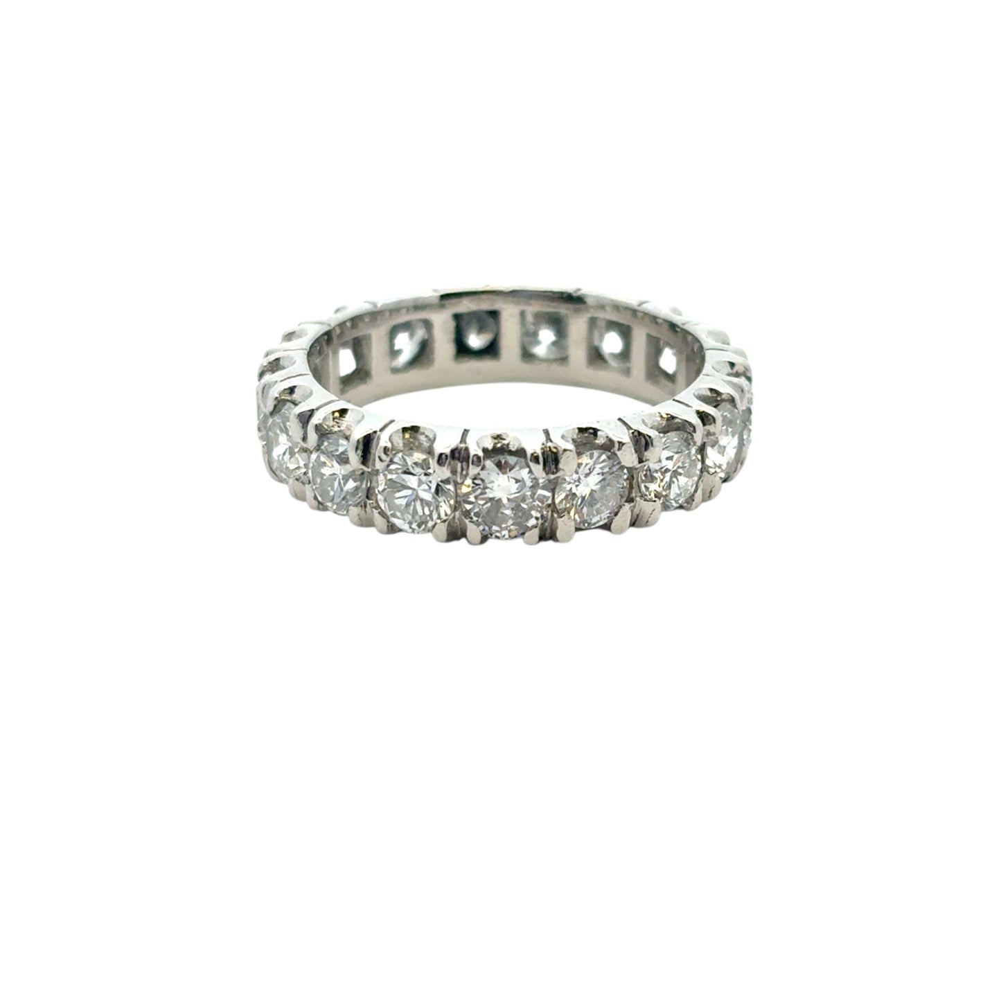 Platinum Diamond Eternity Ring Band