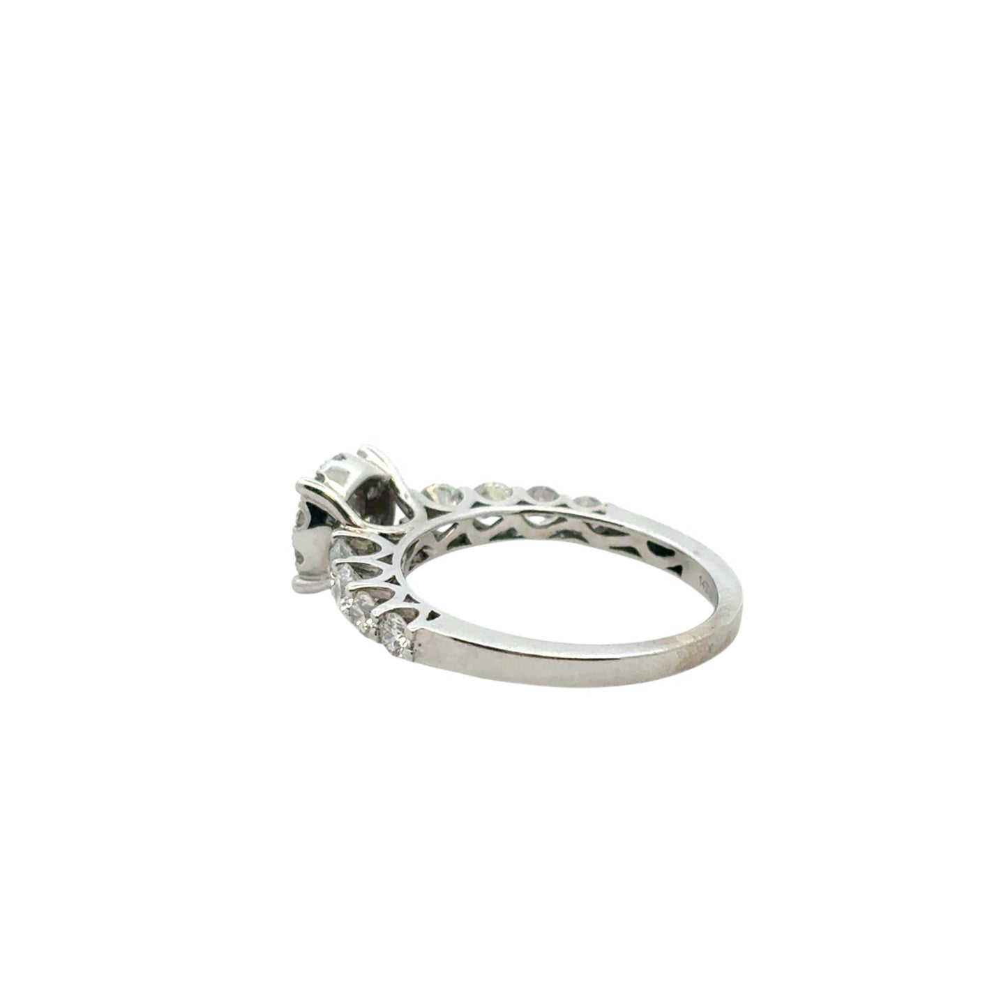 14k White Gold approx. 0.80ctw Diamond Engagement Ring