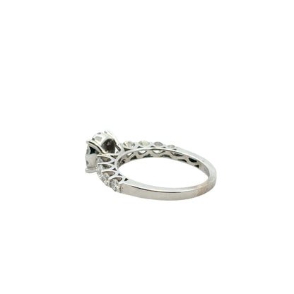 14k White Gold approx. 0.80ctw Diamond Engagement Ring