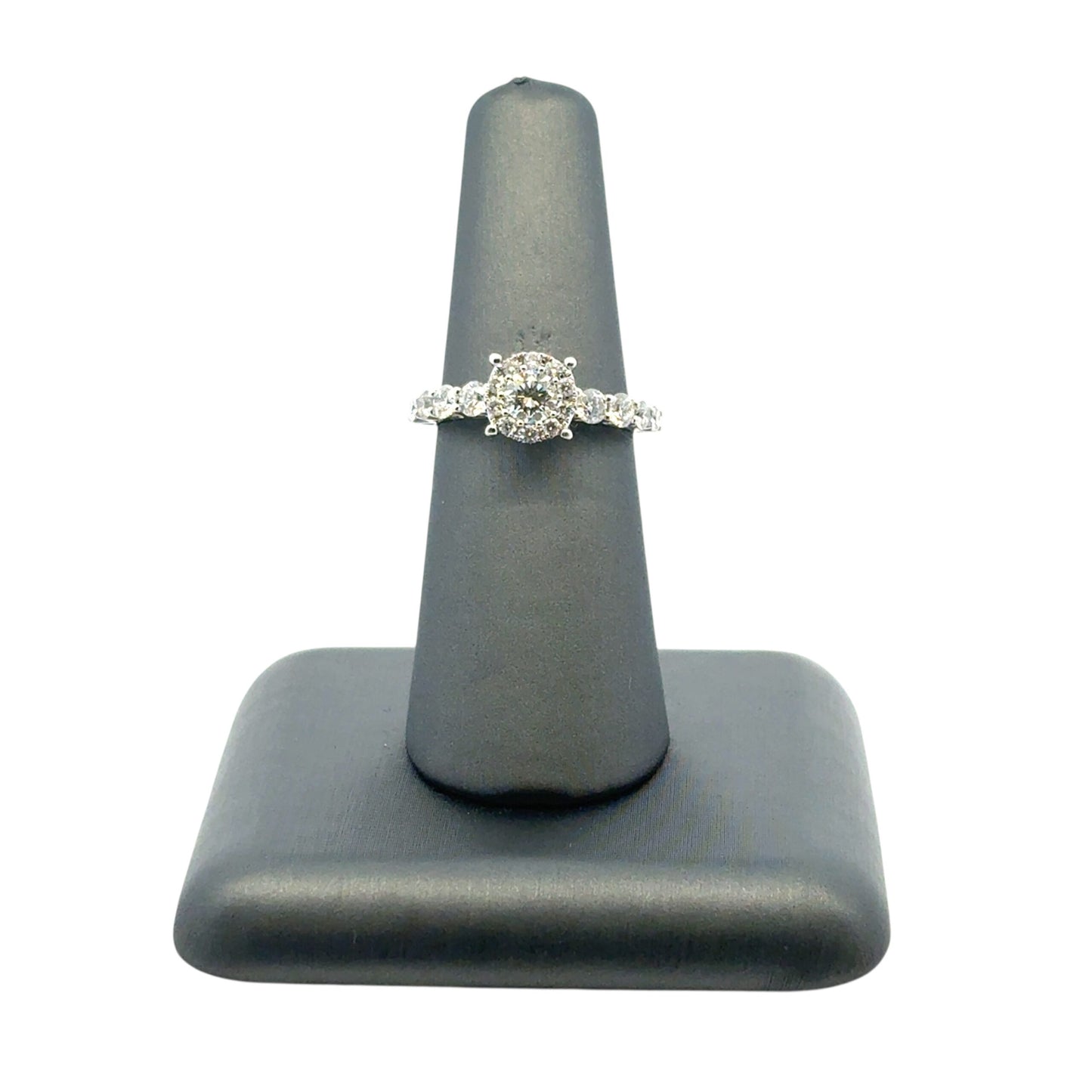 14k White Gold approx. 0.80ctw Diamond Engagement Ring