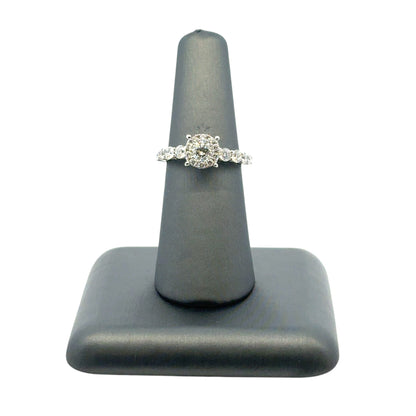 14k White Gold approx. 0.80ctw Diamond Engagement Ring