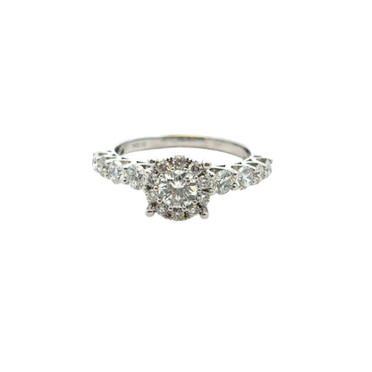 14k White Gold approx. 0.80ctw Diamond Engagement Ring