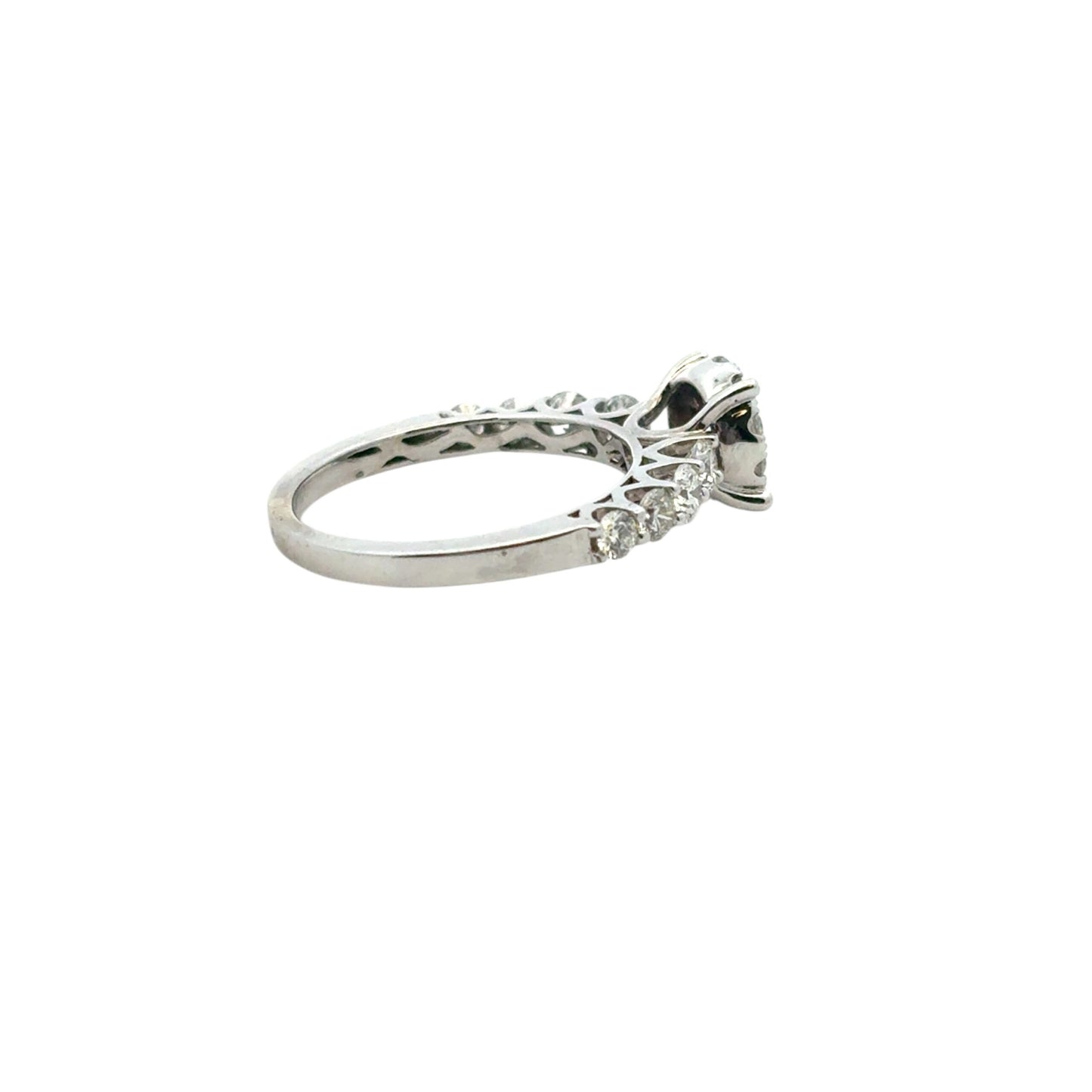 14k White Gold approx. 0.80ctw Diamond Engagement Ring