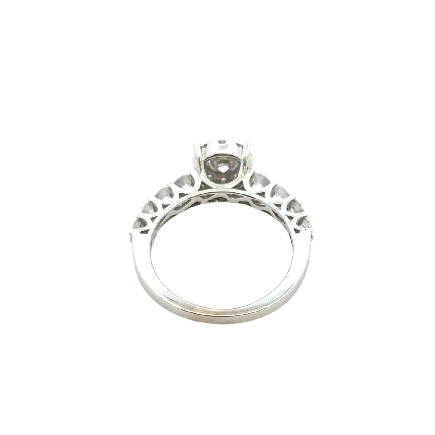 14k White Gold approx. 0.80ctw Diamond Engagement Ring