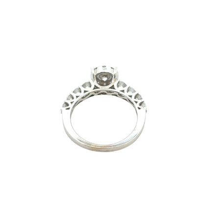 14k White Gold approx. 0.80ctw Diamond Engagement Ring