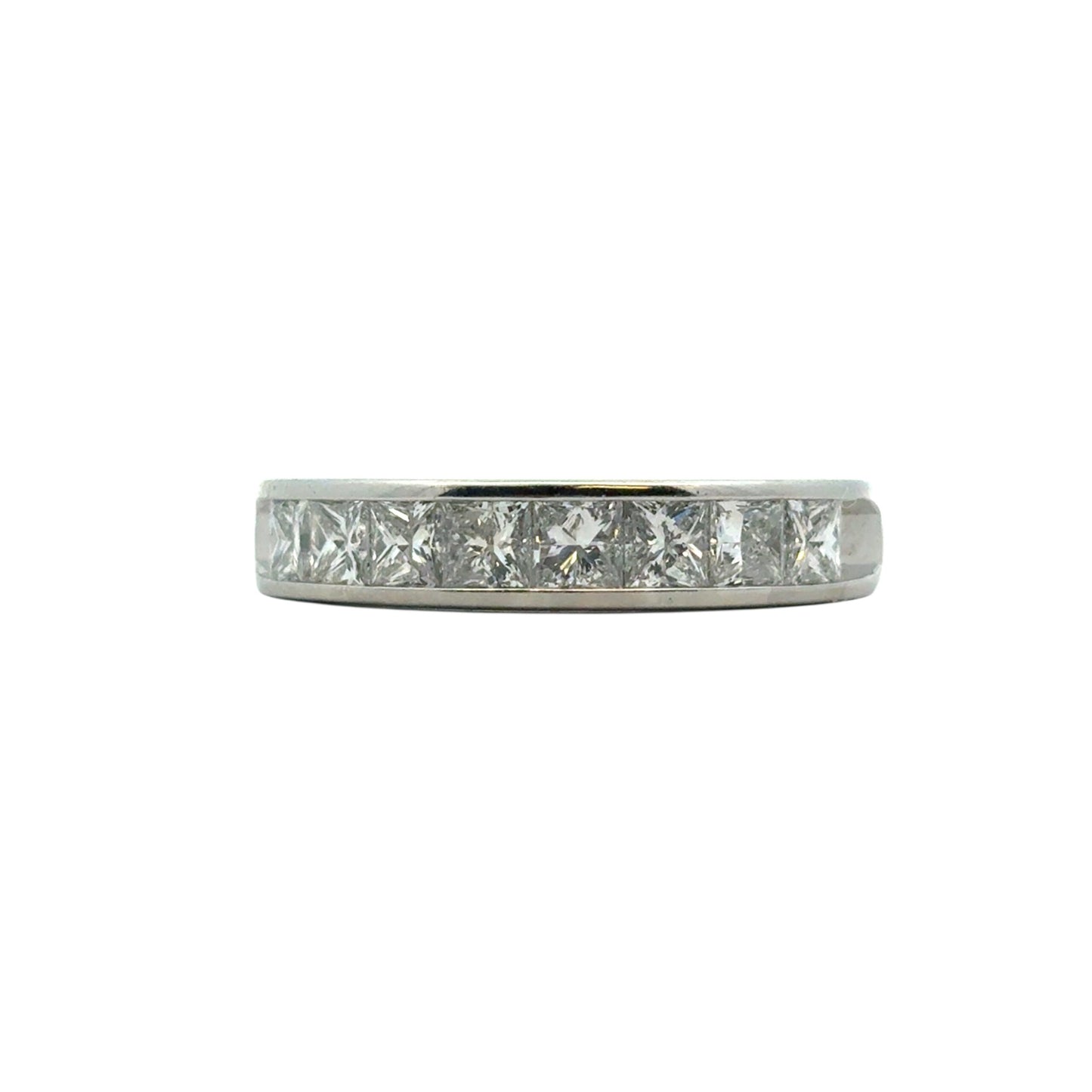 Platinum approx. 1.42ctw Diamond Wedding Band