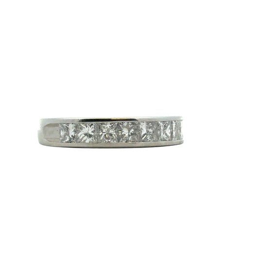Platinum approx. 1.42ctw Diamond Wedding Band