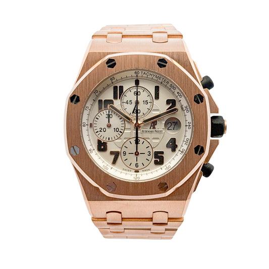 Audemars Piguet 26170OR “Brick” Royal Oak 18k Rose Gold 42mm Watch