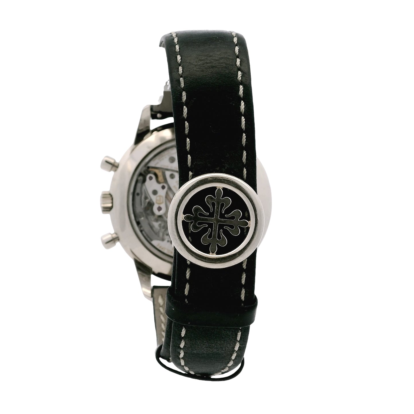 Patek Philippe 5172G-001 Blue Dial Manual Wind Watch on Leather Band