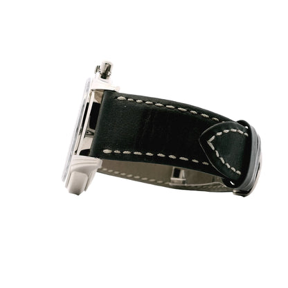 Patek Philippe 5172G-001 Blue Dial Manual Wind Watch on Leather Band