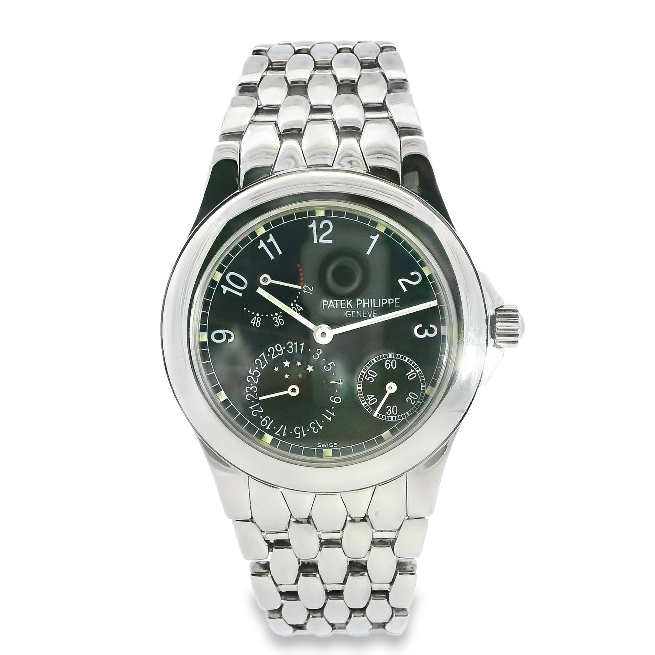 Patek Philippe Neptune 5085/1A-001 Stainless Steel Black Dial Watch