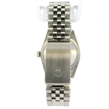 Rolex 16000 Datejust Stainless Steel Silver Tapestry Dial Watch