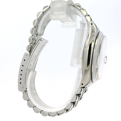 Rolex 16000 Datejust Stainless Steel Silver Tapestry Dial Watch