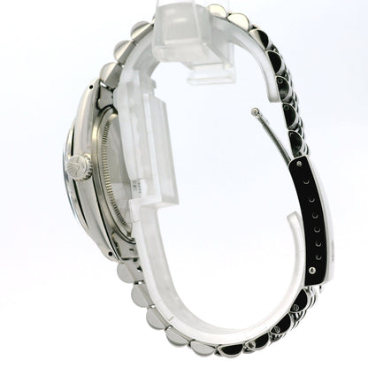 Rolex 16000 Datejust Stainless Steel Silver Tapestry Dial Watch