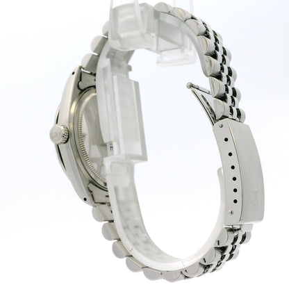 Rolex 16000 Datejust Stainless Steel Silver Tapestry Dial Watch