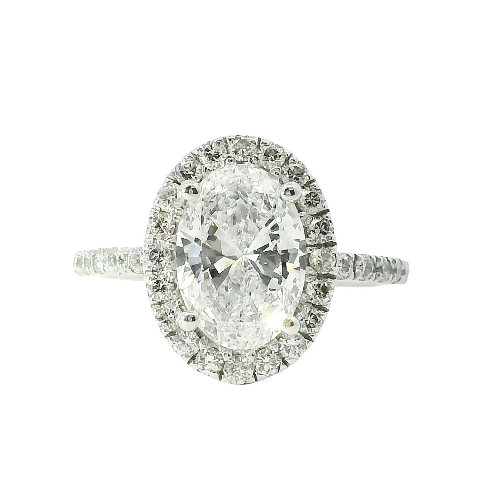 14k White Gold 1.50ct GIA Certified Round Brilliant Diamond Engagement Ring