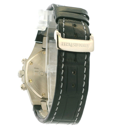 Audemars Piguet 26022BC 39mm Royal Oak Chronograph on Black Leather Watch