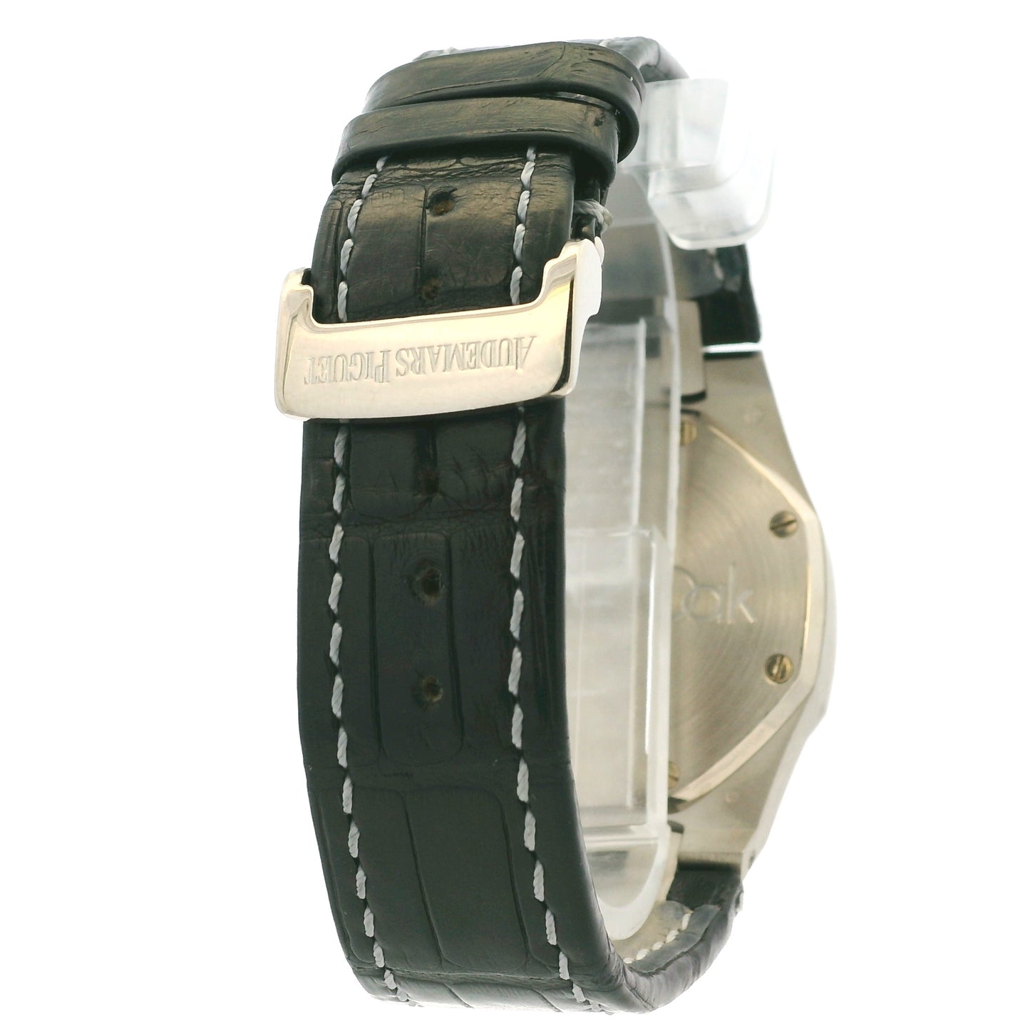 Audemars Piguet 26022BC 39mm Royal Oak Chronograph on Black Leather Watch