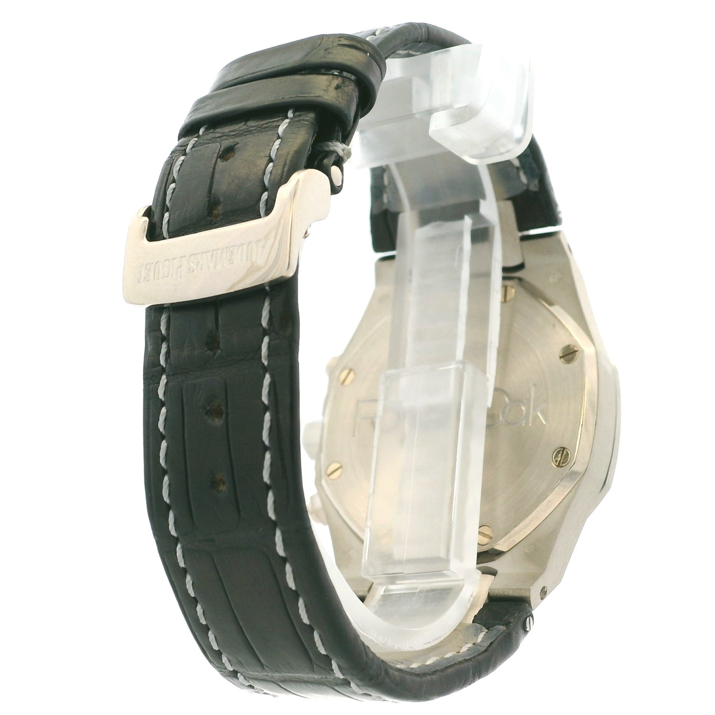 Audemars Piguet 26022BC 39mm Royal Oak Chronograph on Black Leather Watch