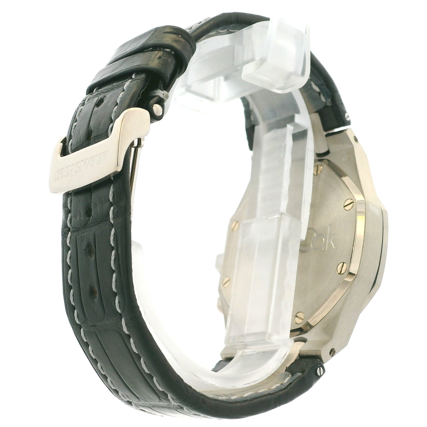 Audemars Piguet 26022BC 39mm Royal Oak Chronograph on Black Leather Watch